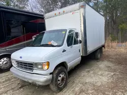 Salvage trucks for sale at Seaford, DE auction: 1995 Ford Econoline E350 Cutaway Van