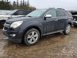 Salvage cars for sale at Bowmanville, ON auction: 2011 Chevrolet Equinox LTZ