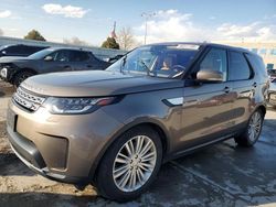 Salvage cars for sale at Littleton, CO auction: 2017 Land Rover Discovery HSE Luxury