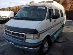 Salvage cars for sale at Wilmington, CA auction: 1996 Dodge RAM Van B3500