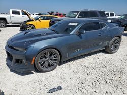 Salvage cars for sale at Taylor, TX auction: 2022 Chevrolet Camaro ZL1