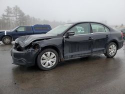 Salvage cars for sale at Windham, ME auction: 2013 Volkswagen Jetta SE