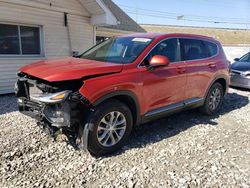 Salvage cars for sale at Northfield, OH auction: 2019 Hyundai Santa FE SEL