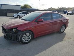 Salvage cars for sale at Orlando, FL auction: 2019 Hyundai Elantra SE