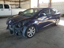 Carros salvage sin ofertas aún a la venta en subasta: 2013 Hyundai Elantra GLS