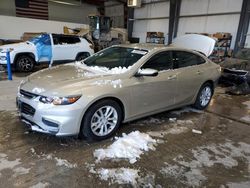 Salvage cars for sale at Greenwood, NE auction: 2016 Chevrolet Malibu LT