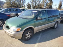 Pontiac Montana salvage cars for sale: 2000 Pontiac Montana