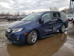 Salvage cars for sale at Chicago Heights, IL auction: 2019 Honda Odyssey EXL