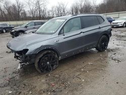 Salvage cars for sale at Ellwood City, PA auction: 2021 Volkswagen Tiguan SE