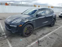 Porsche salvage cars for sale: 2017 Porsche Cayenne SE Hybrid Platinum