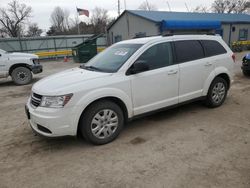 Salvage cars for sale at Wichita, KS auction: 2016 Dodge Journey SE