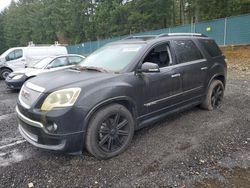 Salvage cars for sale at Graham, WA auction: 2012 GMC Acadia Denali