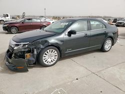 Salvage cars for sale at Grand Prairie, TX auction: 2010 Ford Fusion Hybrid