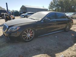 Mercedes-Benz s-Class salvage cars for sale: 2015 Mercedes-Benz S 63 AMG