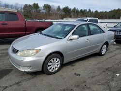 Salvage cars for sale at Exeter, RI auction: 2005 Toyota Camry LE