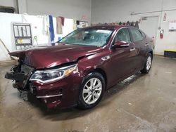 KIA Vehiculos salvage en venta: 2016 KIA Optima LX