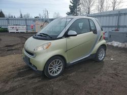 Salvage cars for sale at Bowmanville, ON auction: 2009 Smart Fortwo Pure