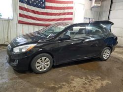 Salvage cars for sale at Lyman, ME auction: 2016 Hyundai Accent SE