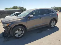 Salvage cars for sale at Orlando, FL auction: 2013 Acura RDX Technology