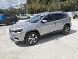 Salvage cars for sale at Ocala, FL auction: 2019 Jeep Cherokee Limited