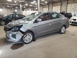 Salvage cars for sale at Blaine, MN auction: 2021 Mitsubishi Mirage G4 SE