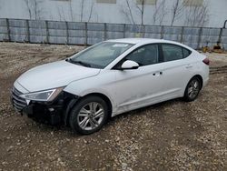 Salvage cars for sale at Franklin, WI auction: 2019 Hyundai Elantra SEL