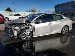 Salvage cars for sale at Littleton, CO auction: 2019 Toyota Prius Prime