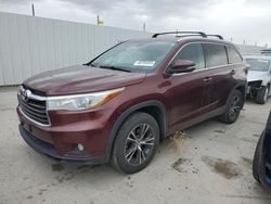 Salvage cars for sale at Magna, UT auction: 2015 Toyota Highlander XLE