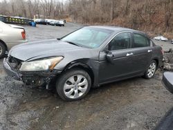 Salvage cars for sale at Marlboro, NY auction: 2009 Honda Accord EXL