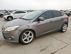 Salvage cars for sale at Grand Prairie, TX auction: 2014 Ford Focus Titanium