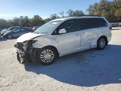 Salvage cars for sale at Ocala, FL auction: 2017 Toyota Sienna XLE