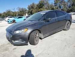 Salvage cars for sale at Ocala, FL auction: 2017 Ford Fusion SE