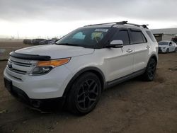 Salvage cars for sale at Brighton, CO auction: 2015 Ford Explorer Limited