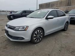 Volkswagen salvage cars for sale: 2013 Volkswagen Jetta Hybrid