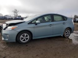 Salvage cars for sale at San Martin, CA auction: 2015 Toyota Prius