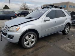 Carros salvage a la venta en subasta: 2010 Mercedes-Benz ML 350 4matic