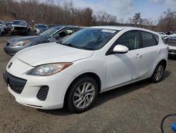 Salvage cars for sale at East Granby, CT auction: 2013 Mazda 3 I