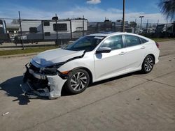 Honda salvage cars for sale: 2018 Honda Civic EX