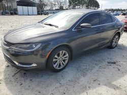 Salvage cars for sale at Loganville, GA auction: 2016 Chrysler 200 Limited