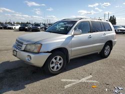 Salvage cars for sale at Rancho Cucamonga, CA auction: 2002 Toyota Highlander Limited