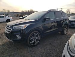 Salvage cars for sale at Hillsborough, NJ auction: 2017 Ford Escape Titanium