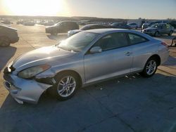 Salvage cars for sale at Grand Prairie, TX auction: 2005 Toyota Camry Solara SE