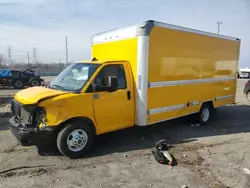 Salvage trucks for sale at Woodhaven, MI auction: 2021 GMC Savana Cutaway G3500