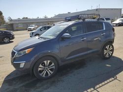 Salvage cars for sale at Martinez, CA auction: 2012 KIA Sportage EX