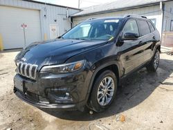 Vehiculos salvage en venta de Copart Pekin, IL: 2021 Jeep Cherokee Latitude LUX