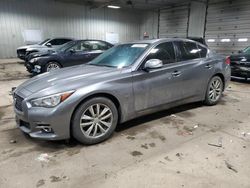 Salvage cars for sale at Franklin, WI auction: 2017 Infiniti Q50 Premium