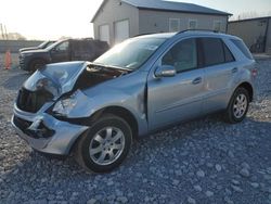 Mercedes-Benz salvage cars for sale: 2007 Mercedes-Benz ML 350