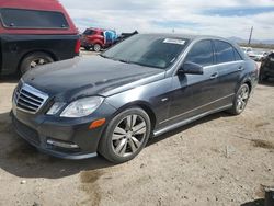 Salvage cars for sale at Tucson, AZ auction: 2012 Mercedes-Benz E 350 Bluetec