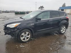 Salvage cars for sale at Woodhaven, MI auction: 2016 Ford Escape SE