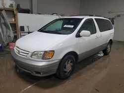 Salvage cars for sale at Elgin, IL auction: 2002 Toyota Sienna LE